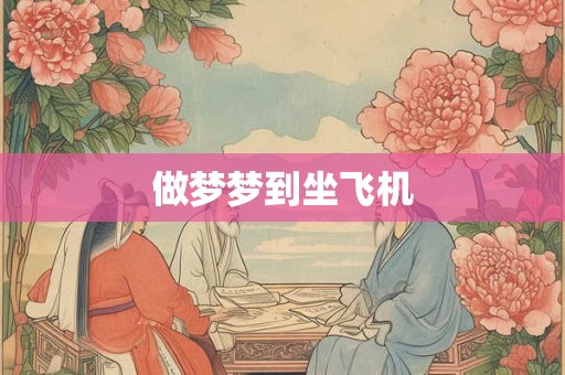 做梦梦到坐飞机