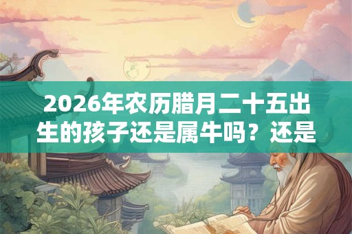 2026年农历腊月二十五出生的孩子还是属牛吗？还是属虎？