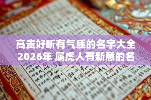 高贵好听有气质的名字大全2026年 属虎人有新意的名字