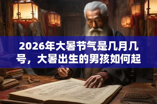 2026年大暑节气是几月几号,大暑出生的男孩如何起名字 2026年大暑节气是几月几号,大暑出生的男孩如何起名字