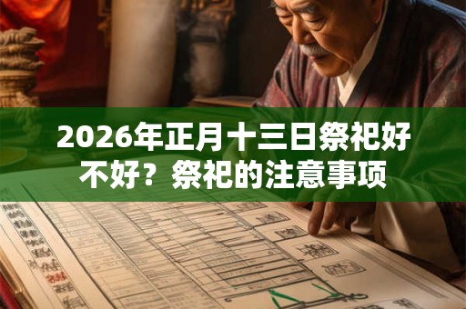 2026年正月十三日祭祀好不好?祭祀的注意事项 2026年正月十三日祭祀好不好?祭祀的注意事项