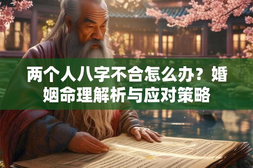 两个人八字不合怎么办？婚姻命理解析与应对策略