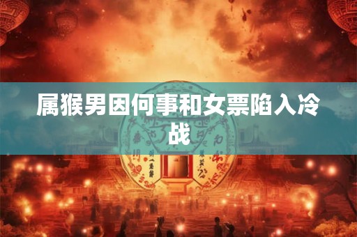 属猴男因何事和女票陷入冷战