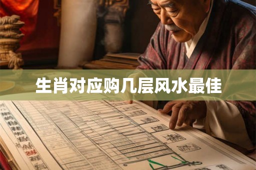 生肖对应购几层风水最佳