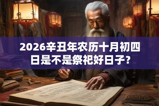 2026辛丑年农历十月初四日是不是祭祀好日子？