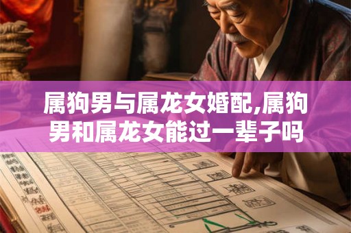属狗男与属龙女婚配,属狗男和属龙女能过一辈子吗