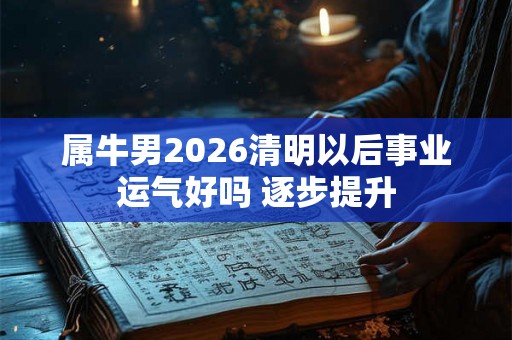 属牛男2026清明以后事业运气好吗 逐步提升