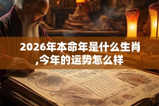 2026年本命年是什么生肖,今年的运势怎么样