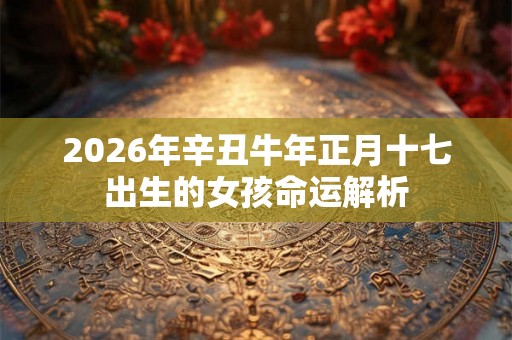 2026年辛丑牛年正月十七出生的女孩命运解析 2026年辛丑牛年正月十七出生的女孩命运解析