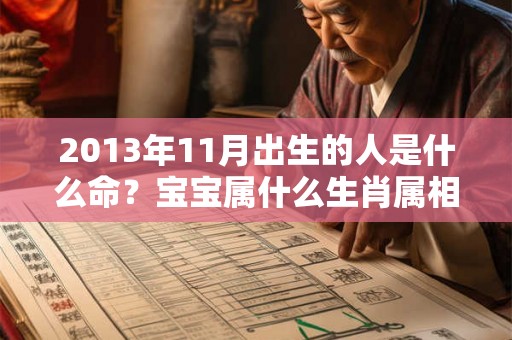 2013年11月出生的人是什么命？宝宝属什么生肖属相？