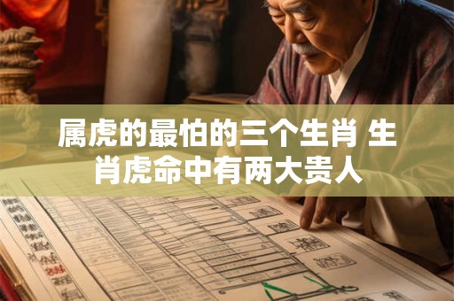 属虎的最怕的三个生肖 生肖虎命中有两大贵人