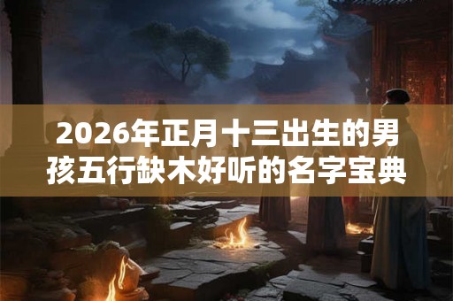 2026年正月十三出生的男孩五行缺木好听的名字宝典