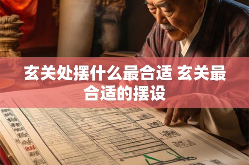 玄关处摆什么最合适 玄关最合适的摆设 玄关处摆什么最合适 玄关最合适的摆设