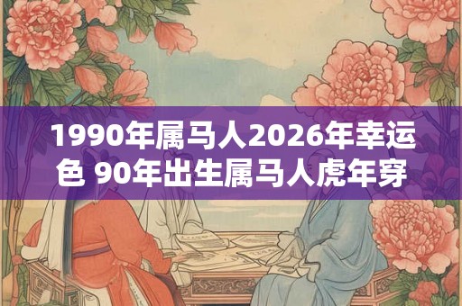 1990年属马人2026年幸运色 90年出生属马人虎年穿什么颜色衣服好 1990年属马人2026年幸运色 90年出生属马人虎年穿什么颜色衣服好