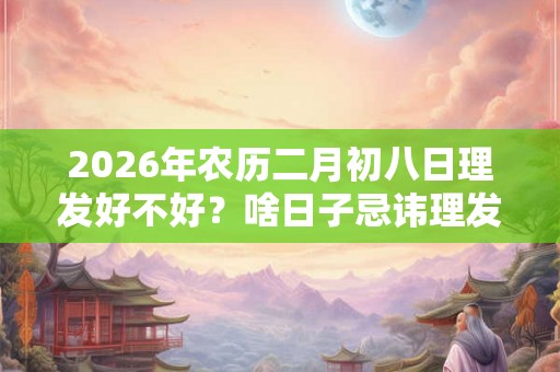 2026年农历二月初八日理发好不好?啥日子忌讳理发 2026年农历二月初八日理发好不好?啥日子忌讳理发