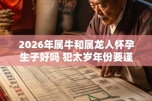 2026年属牛和属龙人怀孕生子好吗 犯太岁年份要谨慎