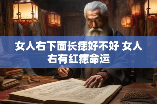 女人右下面长痣好不好 女人右有红痣命运