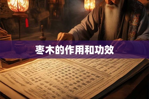 枣木的作用和功效