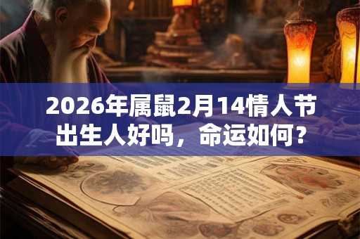 2026年属鼠2月14情人节出生人好吗，命运如何？
