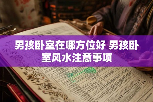 男孩卧室在哪方位好 男孩卧室风水注意事项
