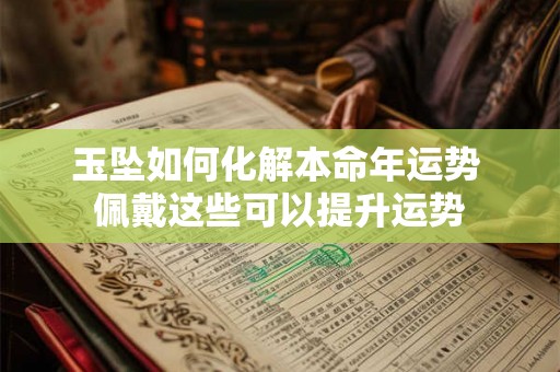 玉坠如何化解本命年运势 佩戴这些可以提升运势