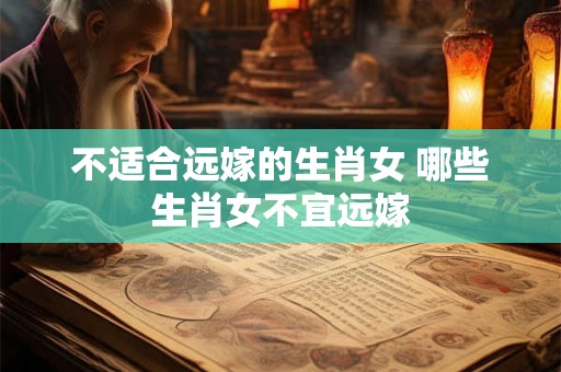 不适合远嫁的生肖女 哪些生肖女不宜远嫁 不适合远嫁的生肖女 哪些生肖女不宜远嫁
