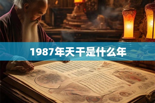 1987年天干是什么年