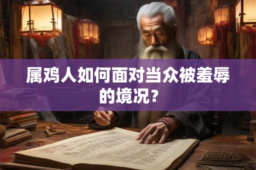 属鸡人如何面对当众被羞辱的境况？