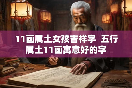 11画属土女孩吉祥字  五行属土11画寓意好的字