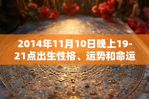 2014年11月10日晚上19-21点出生性格、运势和命运