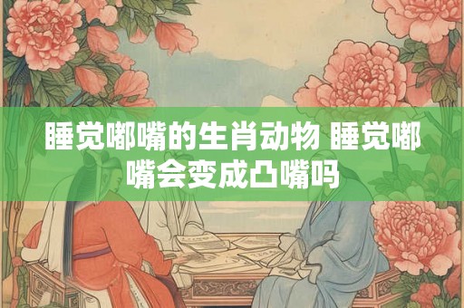 睡觉嘟嘴的生肖动物 睡觉嘟嘴会变成凸嘴吗