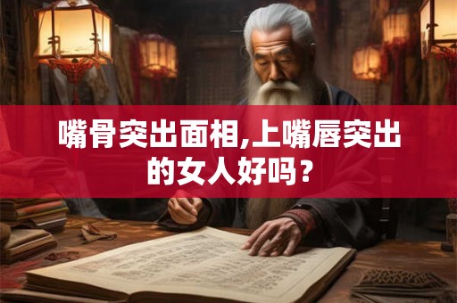 嘴骨突出面相,上嘴唇突出的女人好吗？