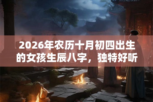 2026年农历十月初四出生的女孩生辰八字，独特好听的女生名字