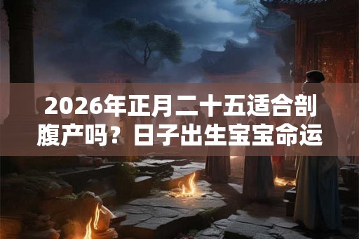 2026年正月二十五适合剖腹产吗？日子出生宝宝命运？