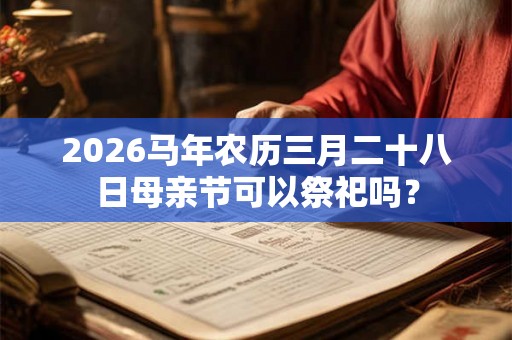 2026马年农历三月二十八日母亲节可以祭祀吗？