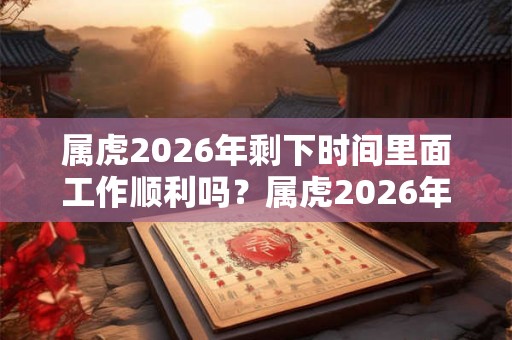 属虎2026年剩下时间里面工作顺利吗？属虎2026年如何开运？