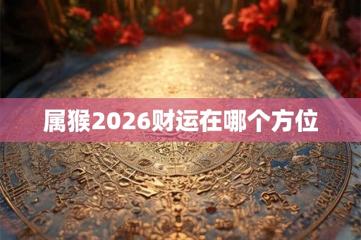属猴2026财运在哪个方位
