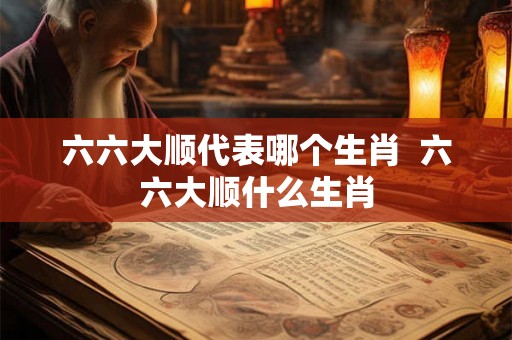 六六大顺代表哪个生肖 六六大顺什么生肖 六六大顺代表哪个生肖 六六大顺什么生肖