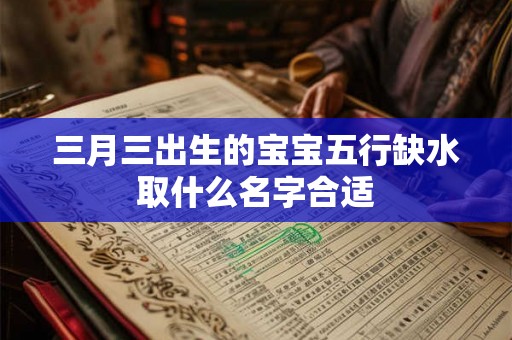 三月三出生的宝宝五行缺水取什么名字合适