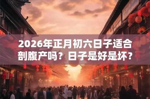 2026年正月初六日子适合剖腹产吗？日子是好是坏？