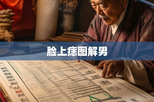 脸上痣图解男 脸上痣图解男