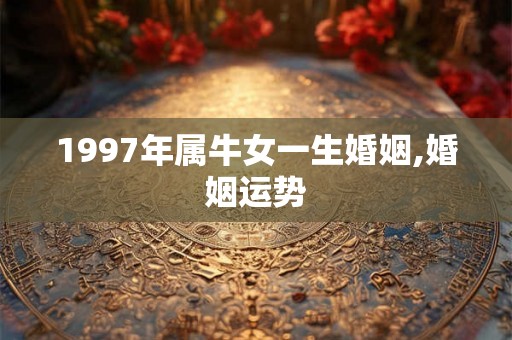 1997年属牛女一生婚姻,婚姻运势