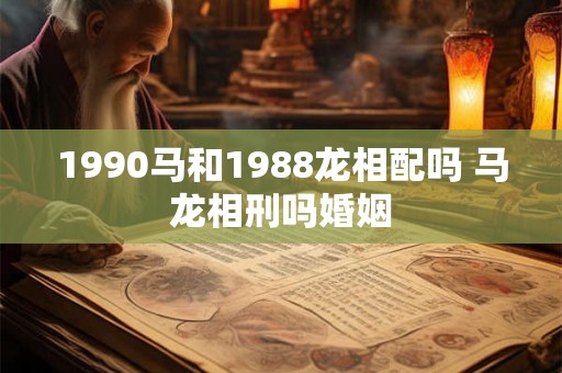 1990马和1988龙相配吗 马龙相刑吗婚姻