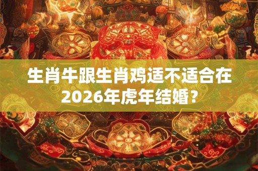 生肖牛跟生肖鸡适不适合在2026年虎年结婚? 生肖牛跟生肖鸡适不适合在2026年虎年结婚?
