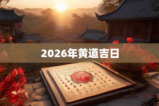 2026年黄道吉日 2026年黄道吉日