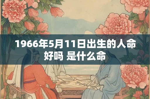 1966年5月11日出生的人命好吗 是什么命