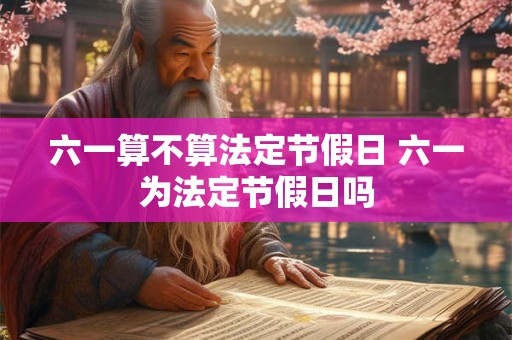 六一算不算法定节假日 六一为法定节假日吗