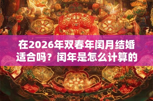 在2026年双春年闰月结婚适合吗？闰年是怎么计算的？