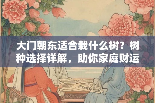 大门朝东适合栽什么树？树种选择详解，助你家庭财运旺盛！