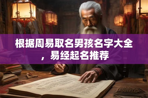 根据周易取名男孩名字大全，易经起名推荐